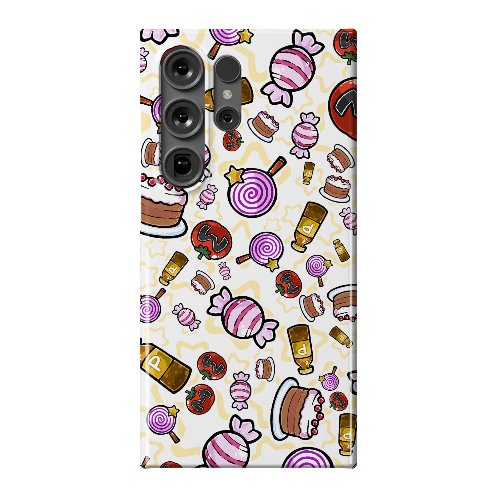Kirby Munchies Pattern Phone Case